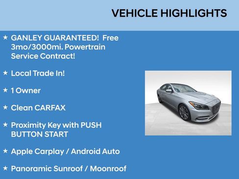 Used 2018 Genesis G80 3.8 w/ Option Group 03 AWD/4WD image 2