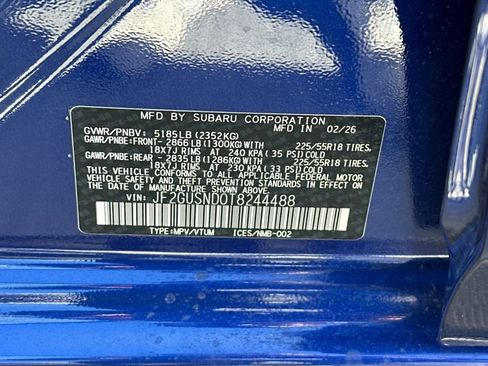 New 2026 Subaru Crosstrek 2.5i Limited AWD/4WD image 35