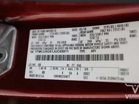 Used 2018 Ford Escape SE AWD/4WD image 13