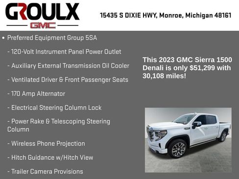 Used 2023 GMC Sierra 1500 Denali w/ Denali Reserve Package AWD/4WD image 29