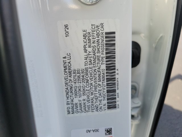 New 2026 Honda Accord LX image 40