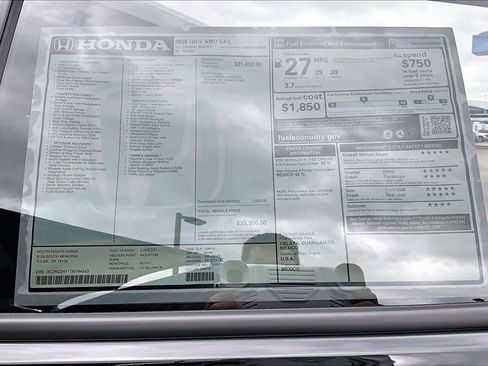 New 2026 Honda HR-V EX-L image 21