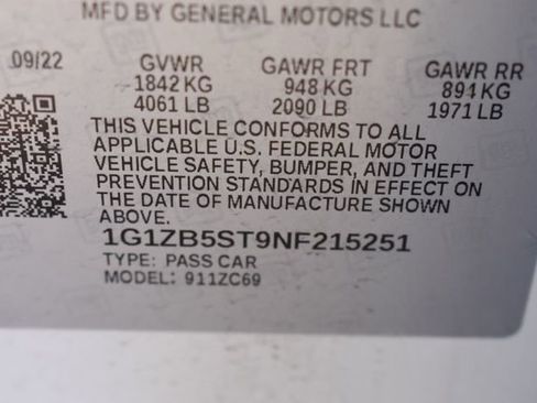 Used 2022 Chevrolet Malibu LS image 14