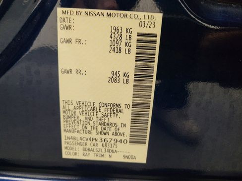 Used 2023 Nissan Altima 2.5 SR FWD image 33