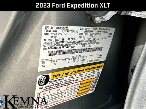 Used 2023 Ford Expedition XLT AWD/4WD image 23
