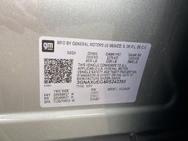 Certified 2024 Chevrolet Equinox LT AWD/4WD image 25