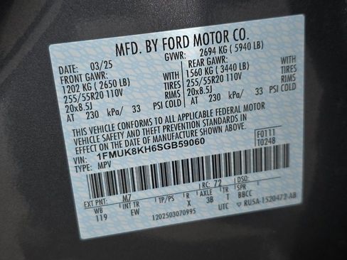 Used 2025 Ford Explorer ST-Line AWD/4WD image 36
