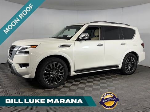 Used 2024 Nissan Armada Platinum w/ Captain's Chairs Package AWD/4WD image 1