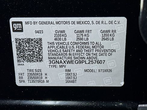 Used 2023 Chevrolet Equinox RS w/ RS Leather Package image 21