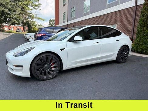 Used 2021 Tesla Model 3 Performance AWD/4WD image 1