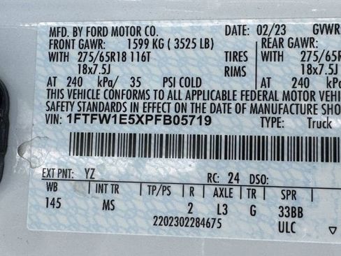 Used 2023 Ford F150 XLT w/ Equipment Group 302A High AWD/4WD image 34