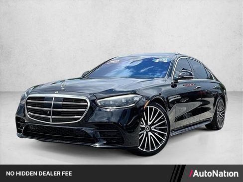 Used 2021 Mercedes-Benz S 580 4MATIC Sedan w/ AMG Line image 1