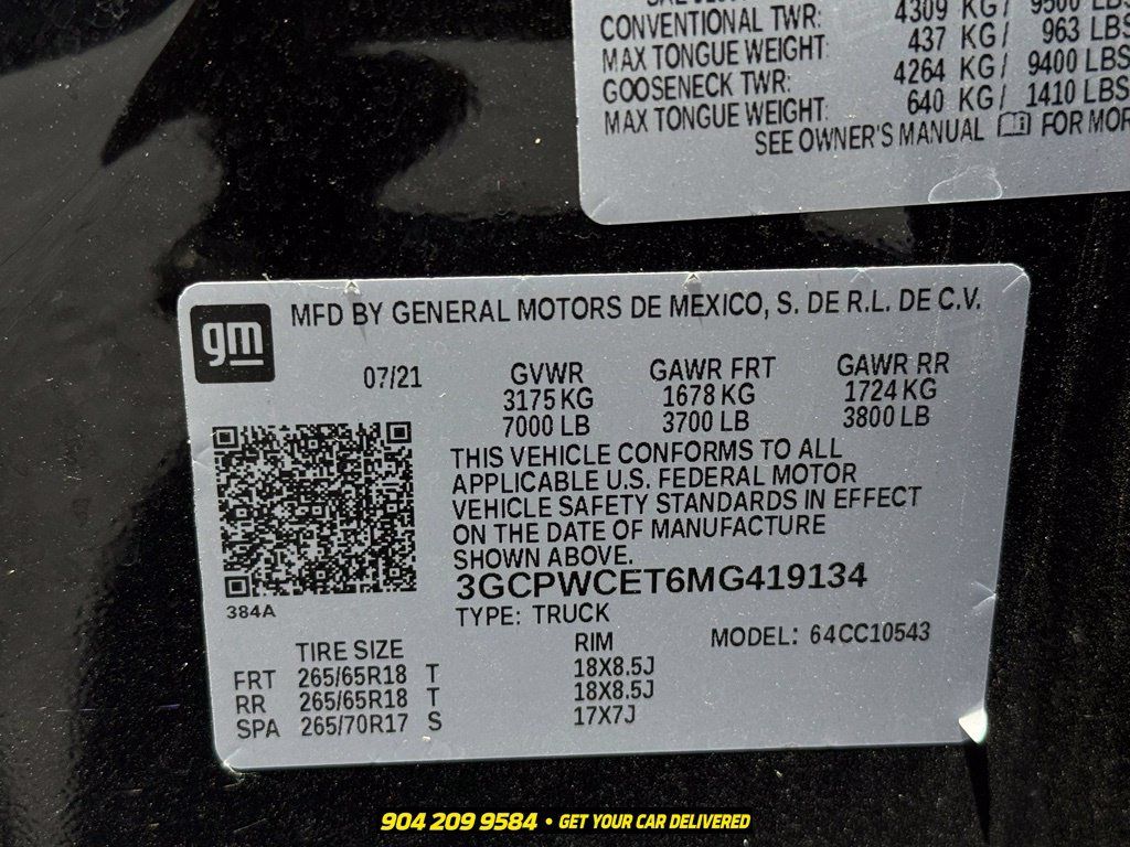 Used 2021 Chevrolet Silverado 1500 LT RWD image 11