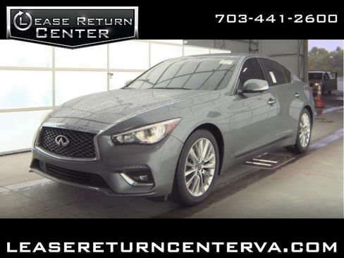Used 2021 INFINITI Q50 Luxe RWD image 1