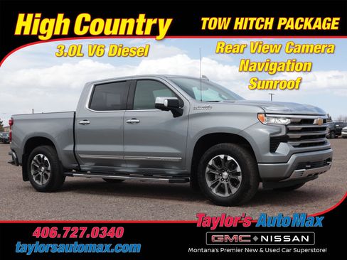Used 2025 Chevrolet Silverado 1500 High Country w/ Technology Package AWD/4WD image 1