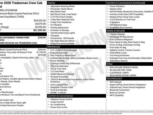 New 2026 RAM 3500 Tradesman AWD/4WD image 5