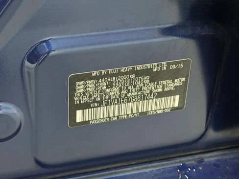Used 2016 Subaru WRX Premium w/ Popular Package #2 AWD/4WD image 49
