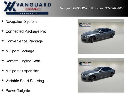 Used 2021 BMW 530i w/ M Sport Package RWD image 6