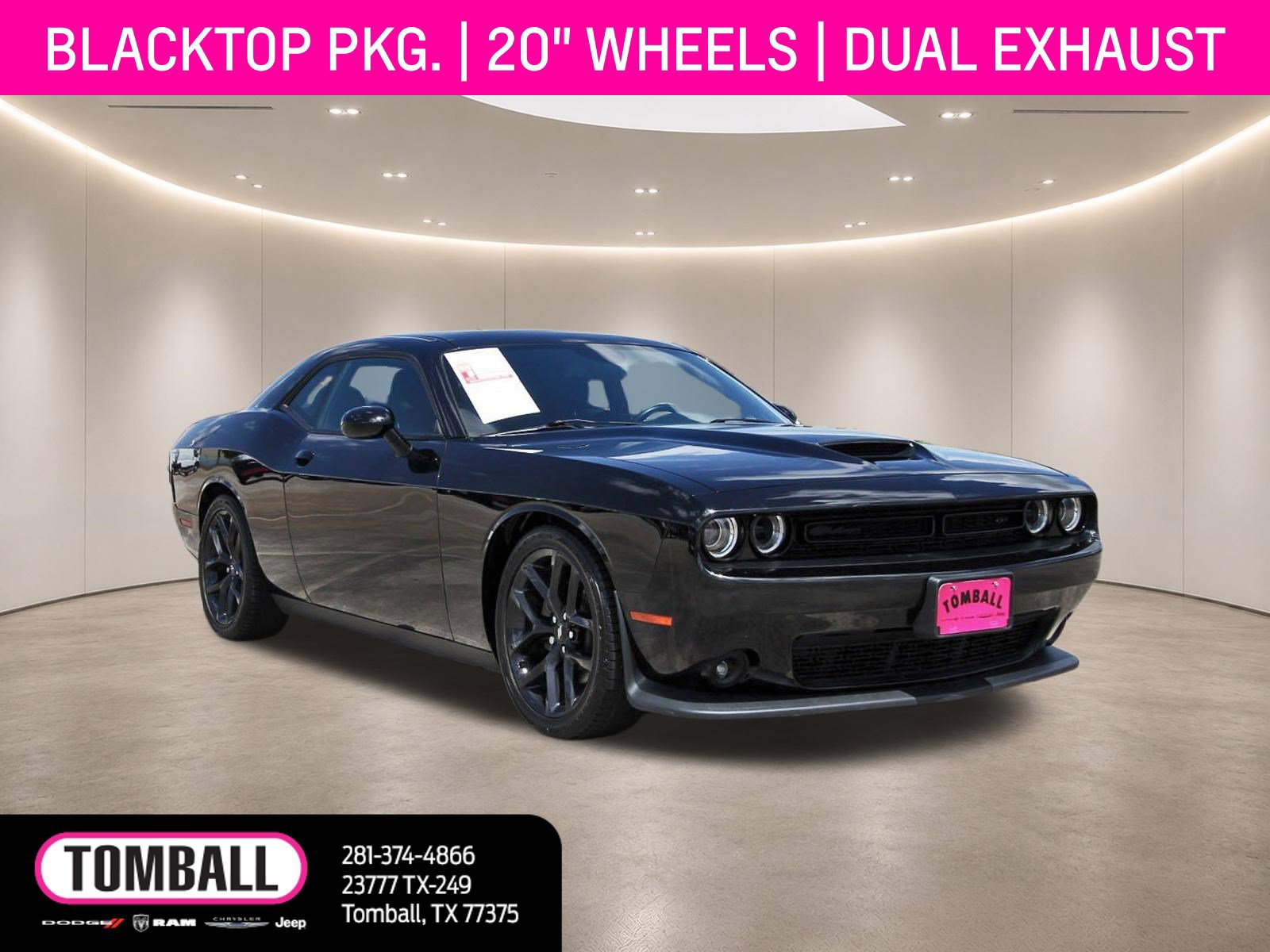 Used 2021 Dodge Challenger GT w/ Blacktop Package RWD image 1