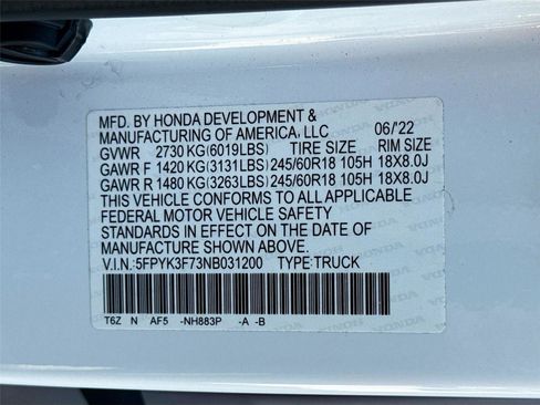 Used 2022 Honda Ridgeline RTL-E image 31