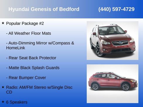 Used 2014 Subaru Crosstrek 2.0i Premium w/ Popular Package #2 AWD/4WD image 7