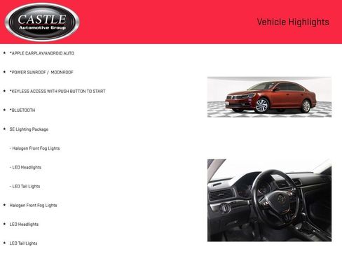 Used 2018 Volkswagen Passat 2.0T SE w/ SE Lighting Package image 3