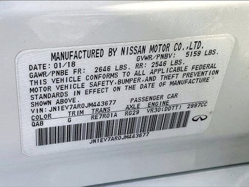 Used 2018 INFINITI Q50 Luxe w/ Essential Package (3.0T Luxe) image 21