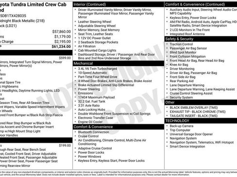 New 2026 Toyota Tundra Limited AWD/4WD image 7