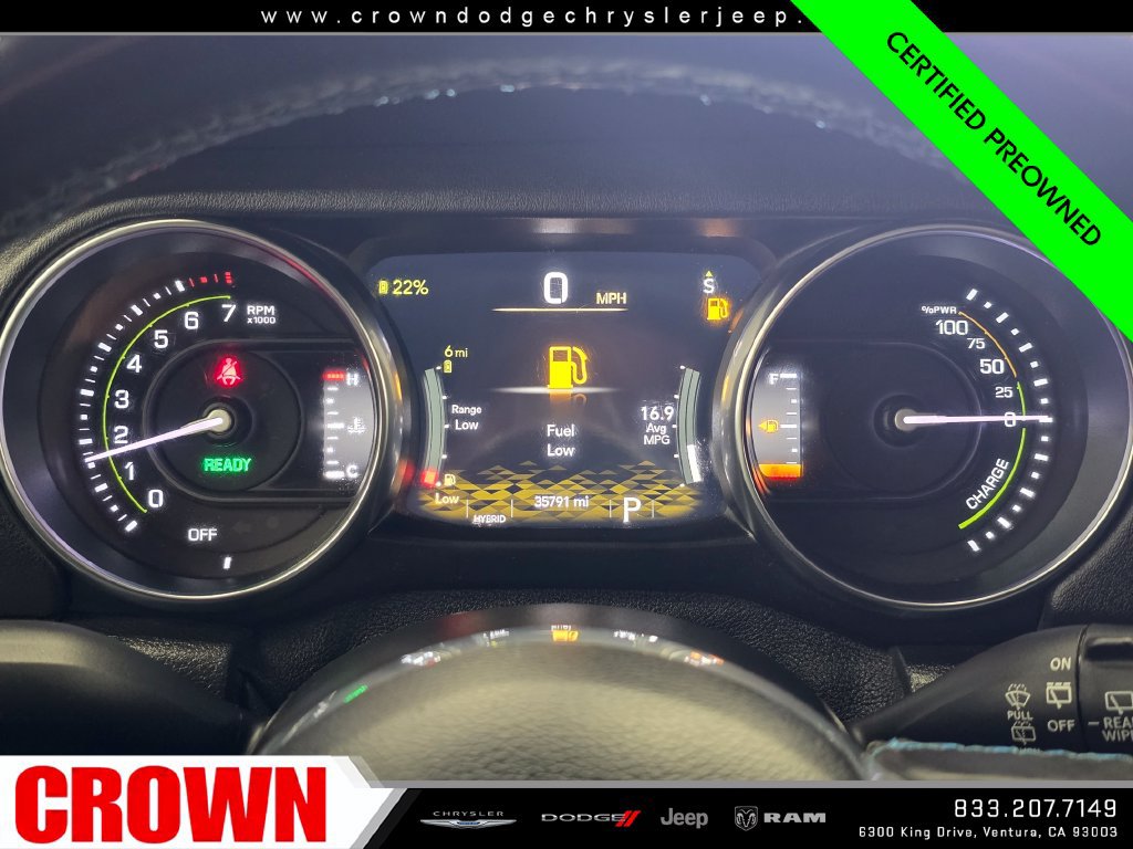 Used 2021 Jeep Wrangler Unlimited Rubicon 4xe w/ Steel Bumper Group AWD/4WD image 28