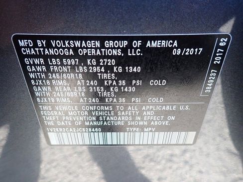 Used 2018 Volkswagen Atlas SE image 22