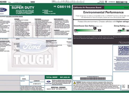 Used 2024 Ford F450 Platinum w/ FX4 Off-Road Package AWD/4WD image 33