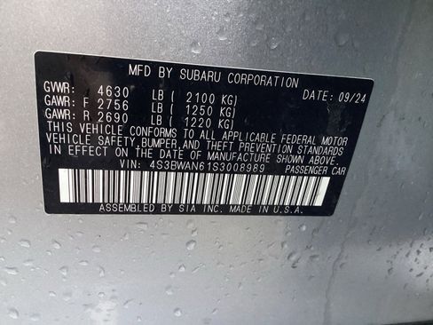 Certified 2025 Subaru Legacy Limited image 16