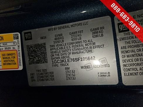 New 2025 Chevrolet Silverado 2500 W/T w/ WT/CX Safety Package image 26