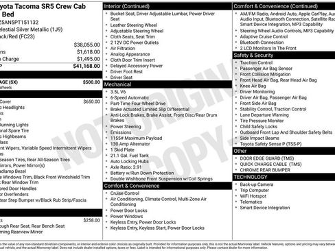 Used 2023 Toyota Tacoma SR5 w/ SX Package AWD/4WD image 6