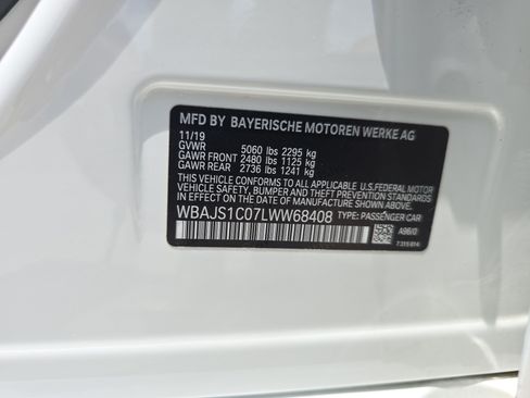 Used 2020 BMW 540i w/ Convenience Package RWD image 34