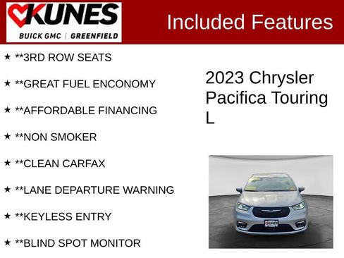 Used 2023 Chrysler Pacifica Touring-L FWD image 3