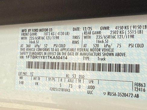 New 2026 Ford Transit 250 Low Roof image 19