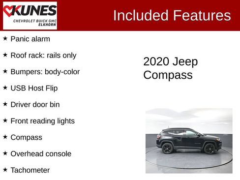 Used 2020 Jeep Compass Latitude AWD/4WD image 3