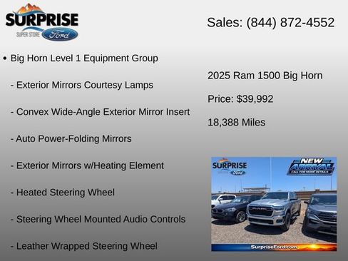 Used 2025 RAM 1500 Big Horn AWD/4WD image 17