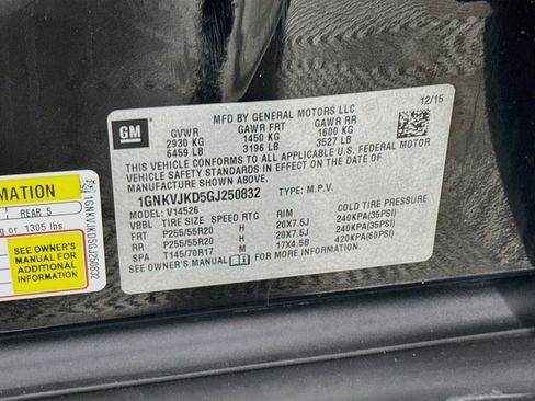 Used 2016 Chevrolet Traverse LTZ w/ LPO, 'HIT The Road' Package AWD/4WD image 39