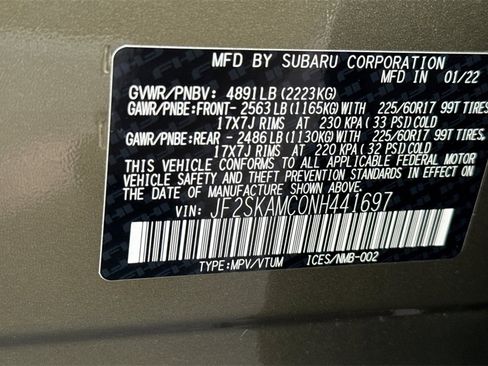 Certified 2022 Subaru Forester Wilderness image 35