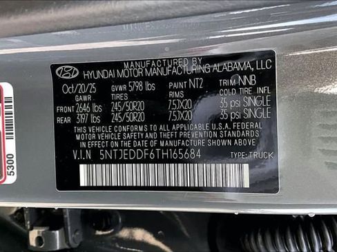 New 2026 Hyundai Santa Cruz Limited AWD/4WD image 14