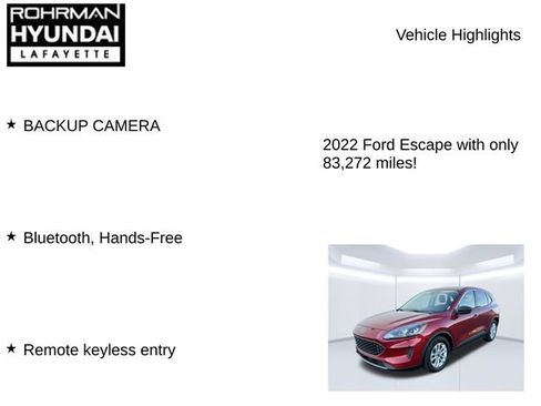 Used 2022 Ford Escape SE FWD image 7