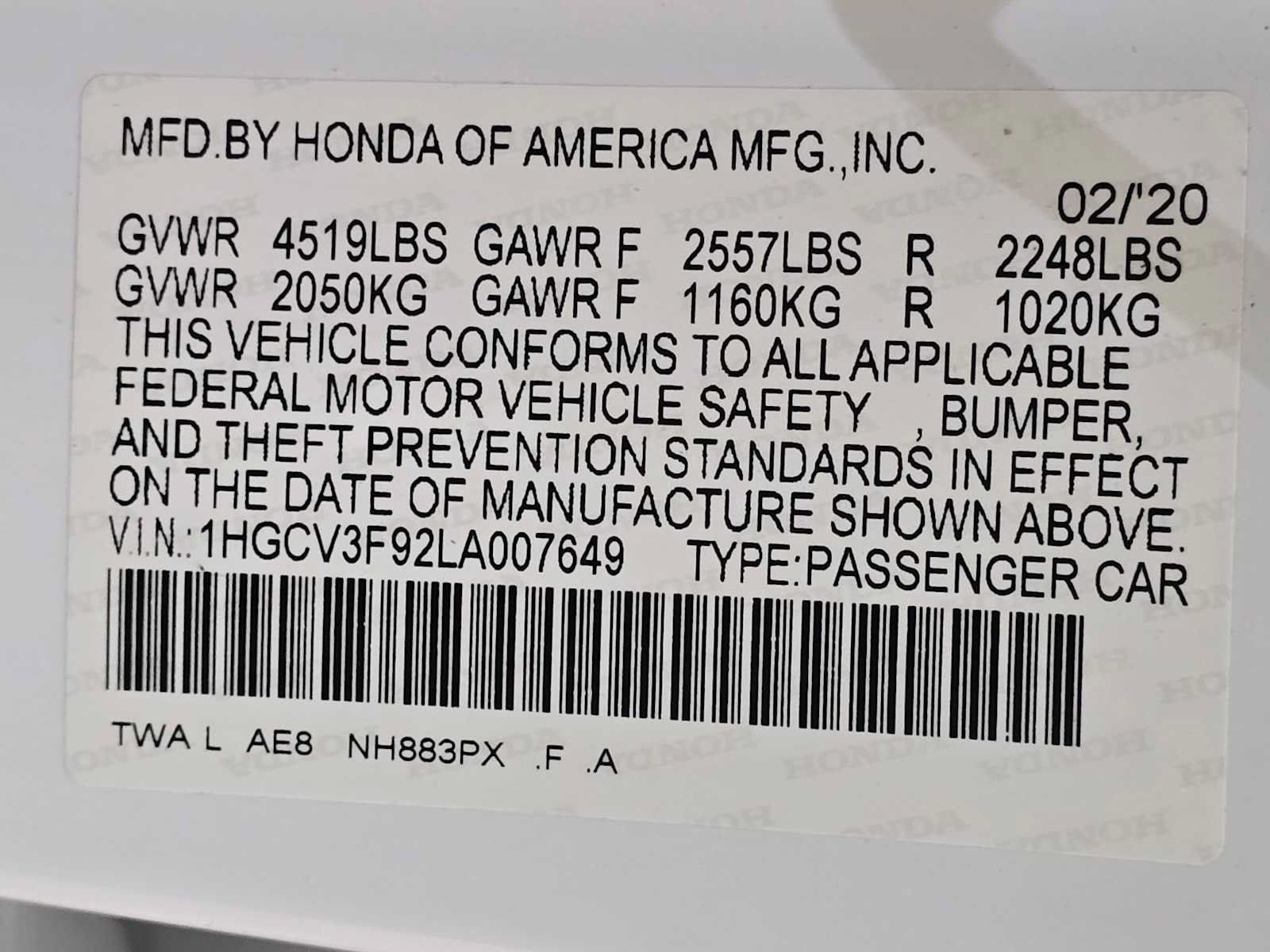 Used 2020 Honda Accord Touring image 32