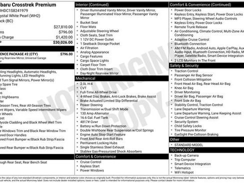 Used 2025 Subaru Crosstrek 2.0i Premium w/ Convenience Package #2 image 2