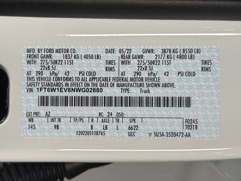 Used 2022 Ford F150 Lightning Platinum AWD/4WD image 33