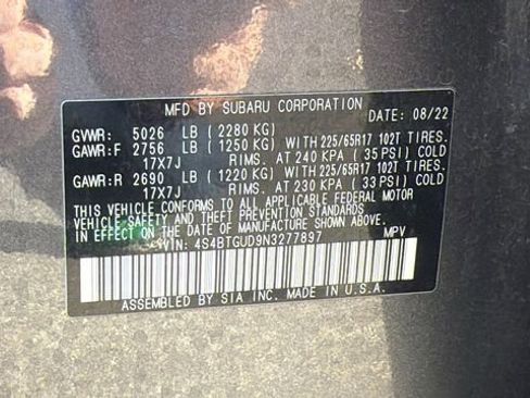 Used 2022 Subaru Outback Wilderness image 30