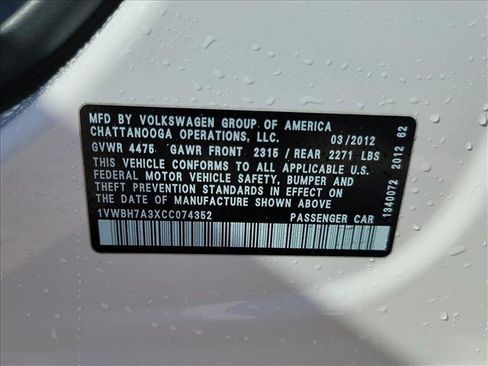 Used 2012 Volkswagen Passat 2.5 SE image 21