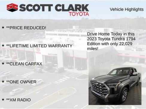 Used 2023 Toyota Tundra 1794 Edition image 12