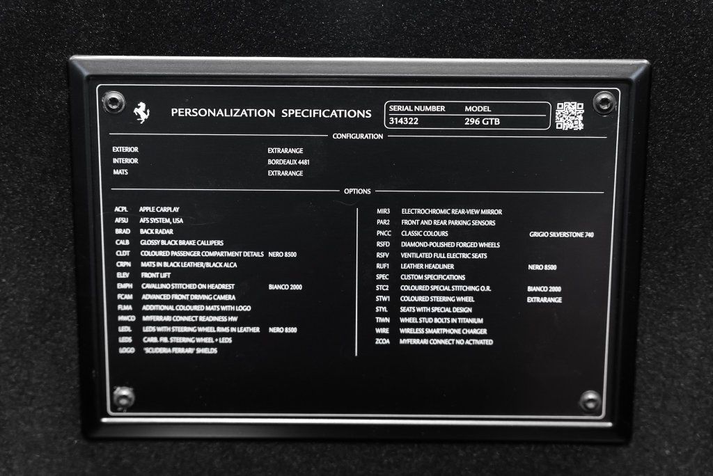Certified 2025 Ferrari 296 GTB RWD image 22